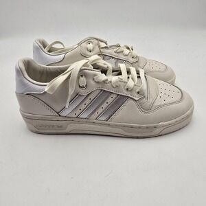 Adidas Rivalry Low Consortium Shoes Mens Size 8.5 White Leather Sneaker IF0603